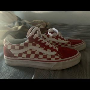 Red Checkered Old Skool Vans